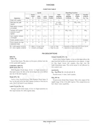 74HC595DG Datasheet Page 7