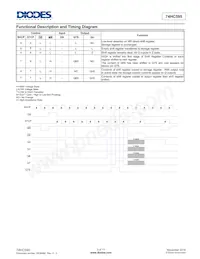 74HC595S16-13 Datasheet Page 3