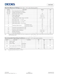 74HC595S16-13 Datasheet Page 4