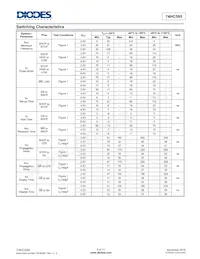 74HC595S16-13 Datasheet Page 6