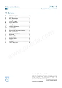 74HC75N Datasheet Page 20