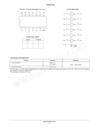 74HCT04DTR2G Datasheet Page 2