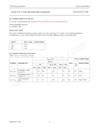 74HCT139DB Datasheet Page 6