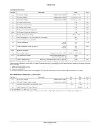74HCT14DTR2G Datasheet Page 3
