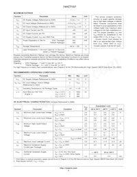 74HCT157DTR2G Datasheet Page 3