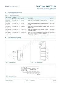 74HCT164N Datasheet Page 2