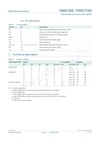 74HCT165N Datasheet Page 4