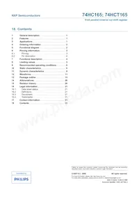 74HCT165N Datasheet Page 22