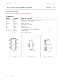 74HCT194D Datasheet Page 3