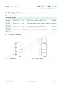 74HCT257N Datasheet Page 2