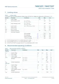 74HCT257N Datasheet Page 5