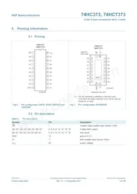 74HCT373N Datasheet Page 4