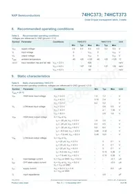 74HCT373N Datasheet Page 6