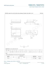 74HCT373N Datasheet Pagina 21