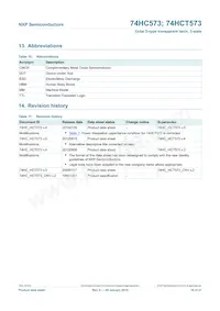 74HCT573N Datasheet Page 18