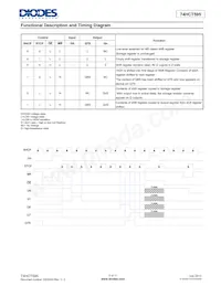 74HCT595T16-13 Datasheet Page 3