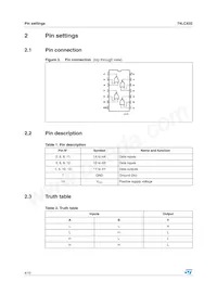 74LCX02MTR Datasheet Page 4