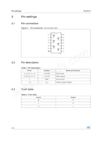 74LCX14MTR Datasheet Page 4