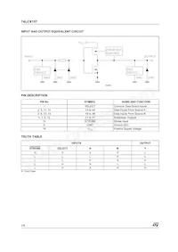 74LCX157TTR Datasheet Page 2