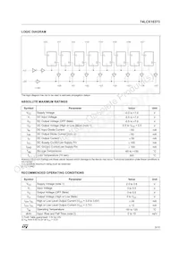 74LCX16373TTR Datasheet Page 3