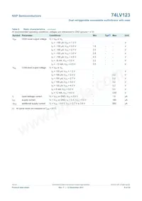 74LV123N Datasheet Page 9