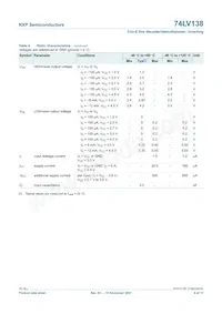 74LV138N Datasheet Page 6