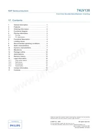 74LV138N Datasheet Page 17