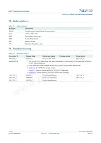 74LV139PW Datasheet Page 14