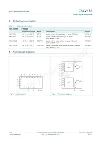 74LV153N Datasheet Page 2