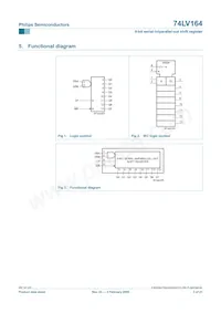 74LV164N Datasheet Page 3