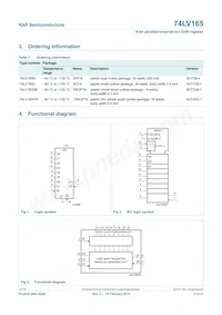 74LV165N Datasheet Page 2