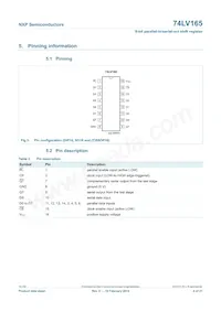 74LV165N Datasheet Page 4