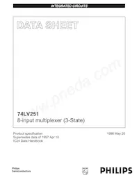 74LV251DB Datasheet Cover