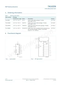 74LV259DB Datasheet Page 2