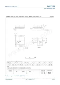 74LV259DB Datasheet Page 14