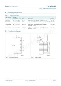 74LV4094N Datasheet Page 2