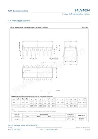 74LV4094N Datasheet Pagina 14