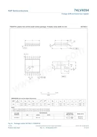 74LV4094N Datasheet Pagina 17