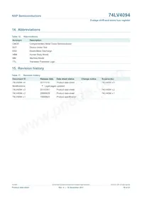 74LV4094N Datasheet Pagina 18