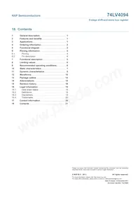 74LV4094N Datasheet Pagina 21