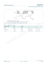 74LV573D Datasheet Page 10