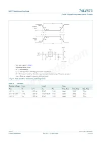 74LV573D Datasheet Page 11