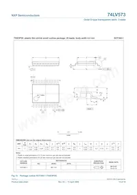 74LV573D Datasheet Page 15