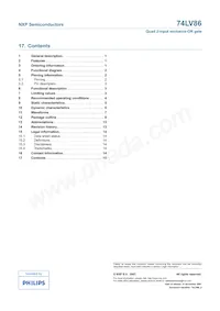 74LV86PW Datasheet Pagina 16