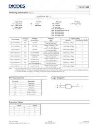 74LVC1G00Z-7 Datasheet Page 2