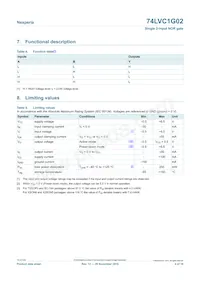 74LVC1G02GW Datasheet Page 4