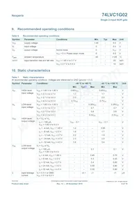74LVC1G02GW Datasheet Page 5