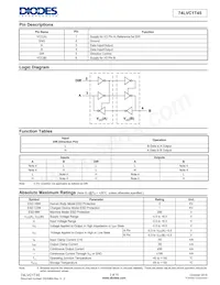 74LVC1T45DW-7 Datasheet Page 2