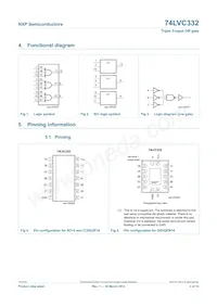 74LVC332BQX Datasheet Page 2