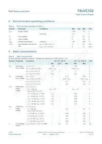 74LVC332BQX Datasheet Page 4